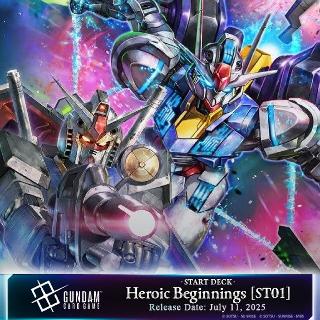 Gundam Card Game: Starter Deck Display – Heroic Beginnings [ST01]
